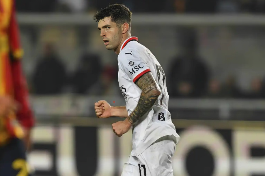 Christian Pulisic gave AC Milan a thrilling comeback victory by scoring twice in ten minutes.